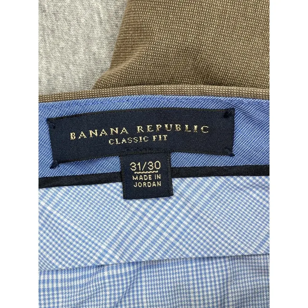 Banana Republic Pants‎ Mens 31 x 30 Brown 100% Cotton Classic Fit Chino